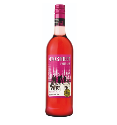 4TH STREET NAT SWEET ROSE 75CL