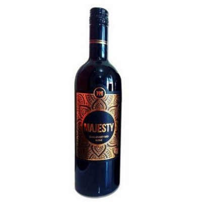 MAJESTY SEMI SWEET RED WINE 75CL