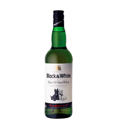 BLACK & WHITE SCOTCH WHISKY 70CL