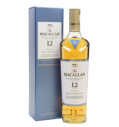 MACALLAN 12 YEAR TRIPLE CASKMATURED WHISKY 70CL